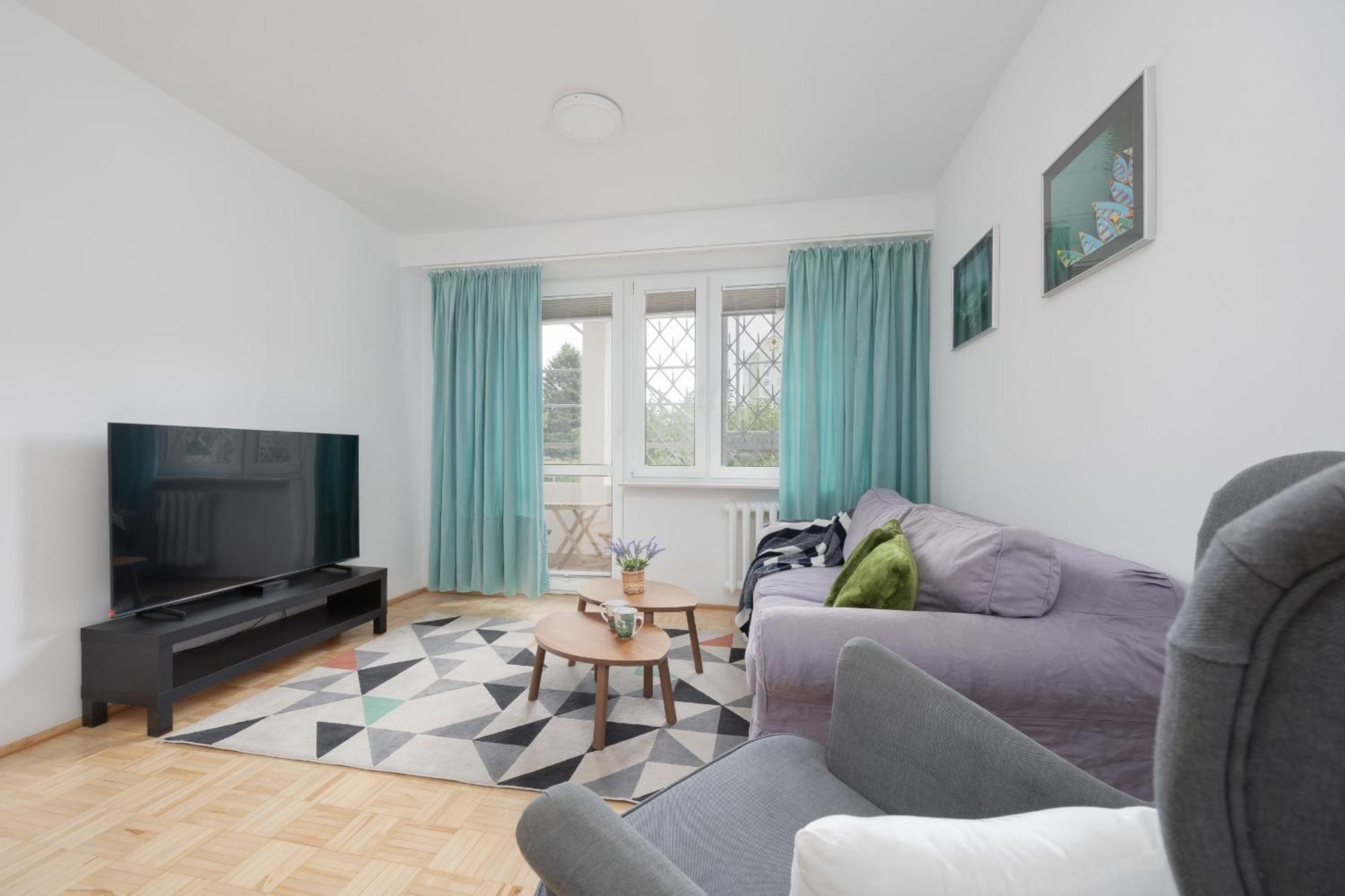 Elegancki W Warszawie Z Balkonem I Wanna By Rent Like Apartment *